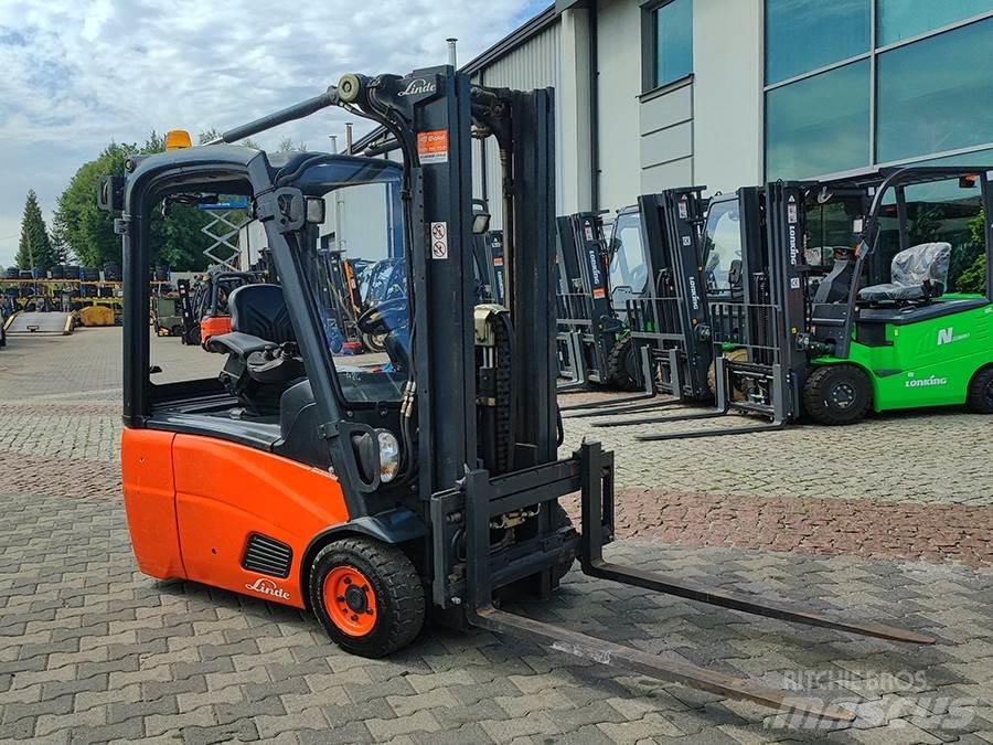 Linde E16C-01 전동 지게차