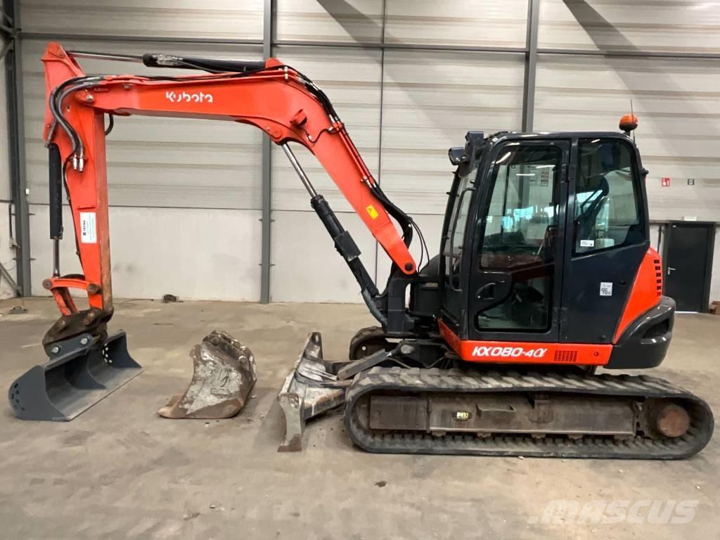 Kubota KX 080-4 A 중형굴삭기 7톤-28톤
