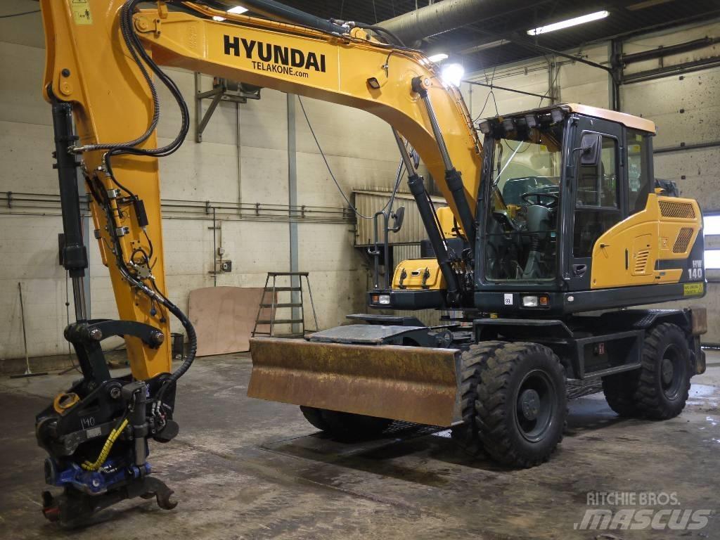 Hyundai HW 140  휠 굴삭기