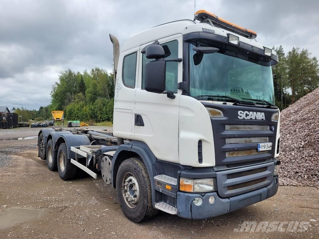 Scania G 420 훅 리프트 트럭