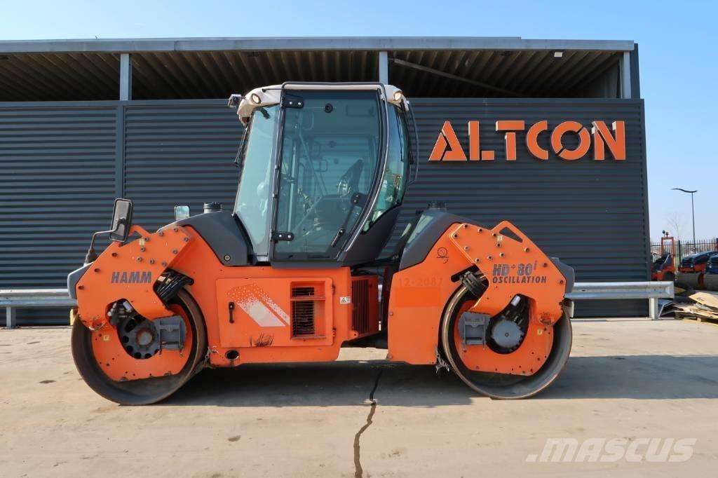 Hamm HD+ 80I VO-S 트윈 드럼 롤러