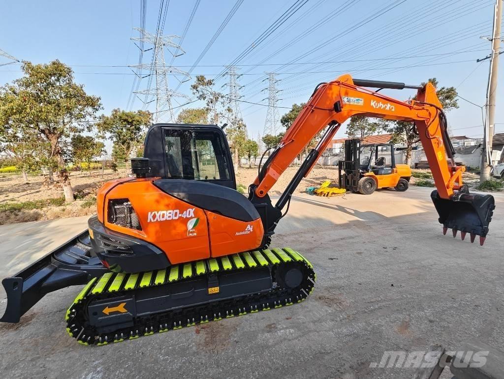Kubota KX 080-4 중형굴삭기 7톤-28톤