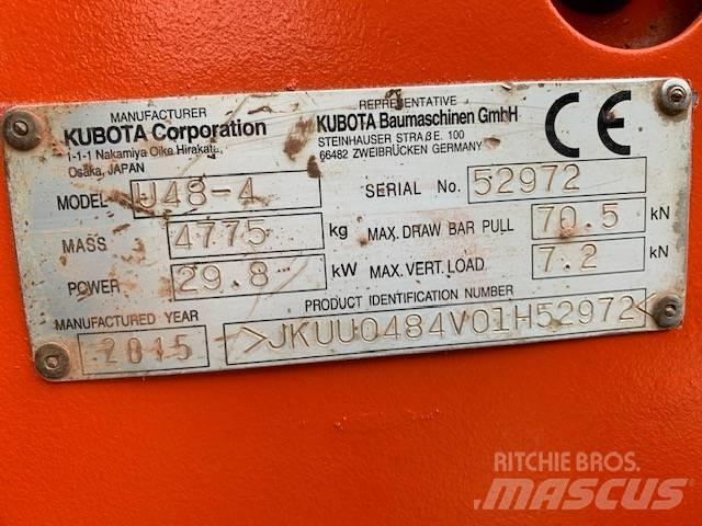 Kubota U 48-4 소형 굴삭기 7톤 미만