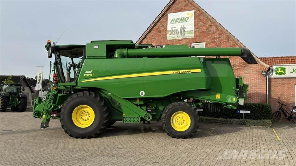 John Deere T660 콤바인 수확기