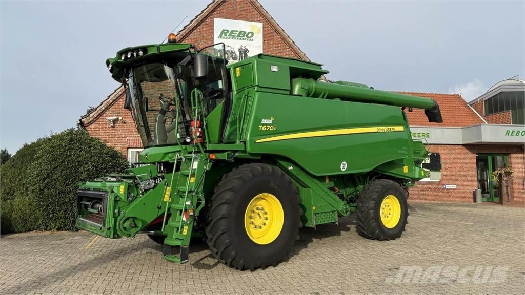 John Deere T660 콤바인 수확기