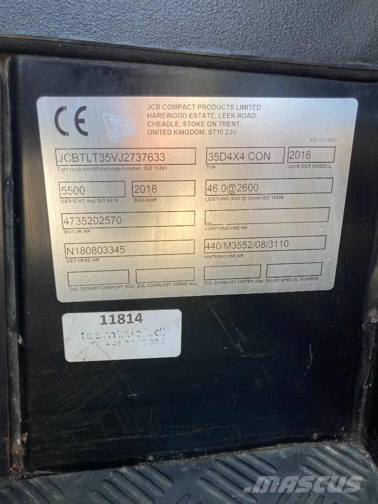 JCB TLT 35 D 4x4 텔러 핸들러