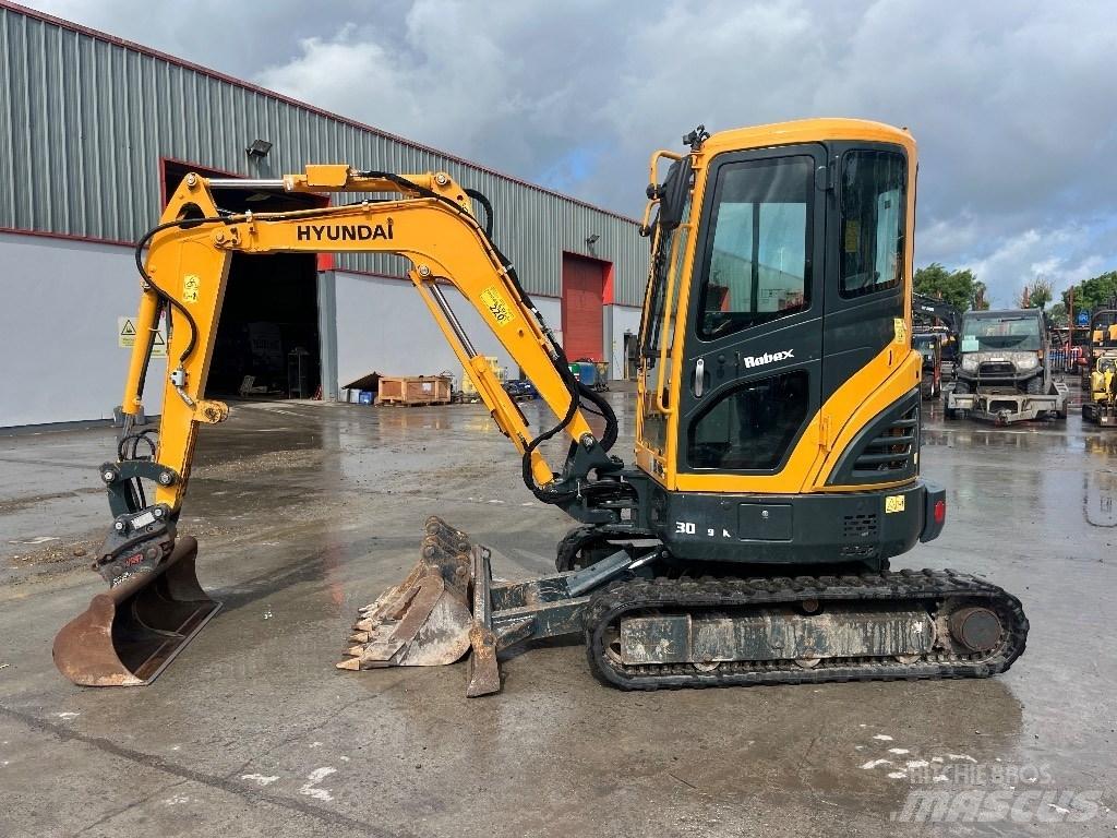 Hyundai R30 Z-9AK 소형 굴삭기 7톤 미만