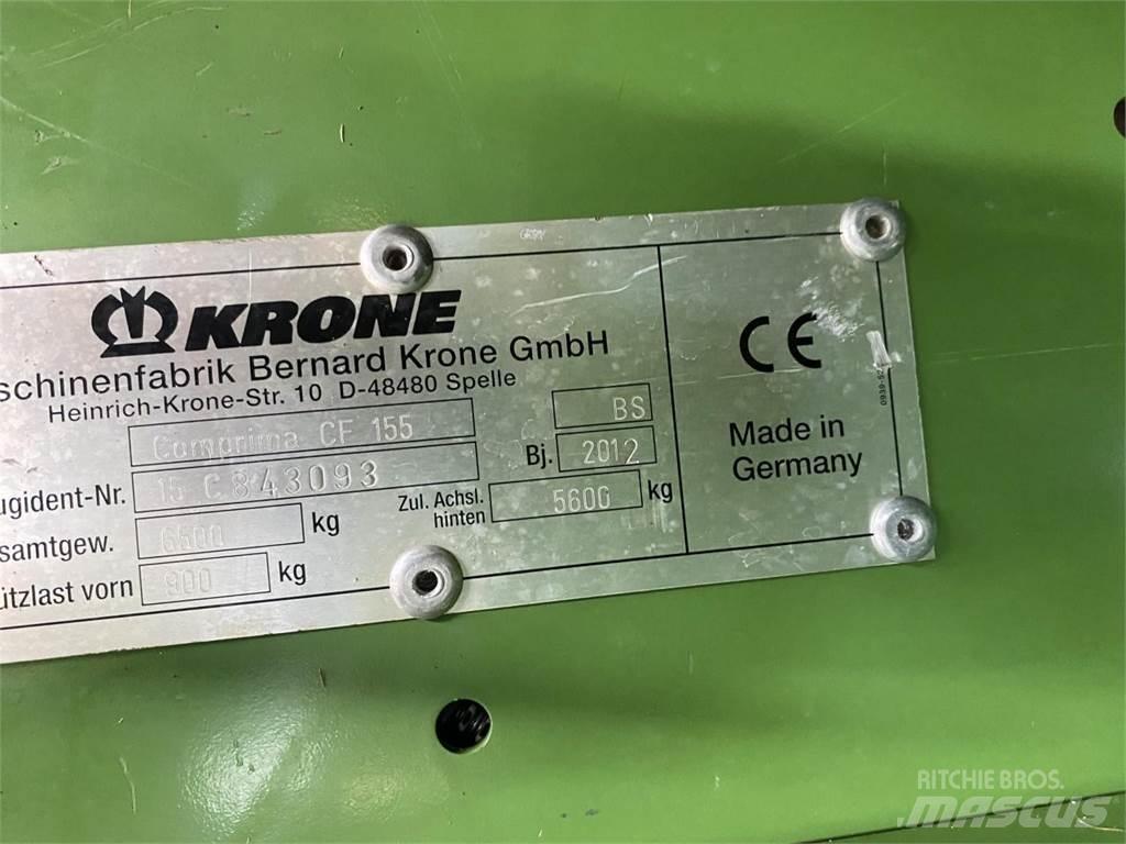 Krone CF 155 XC 원형 곤포기