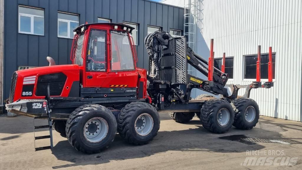 Komatsu 855 원목 포워더