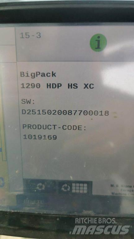 Krone 1290 HDP XC 각형 곤포기