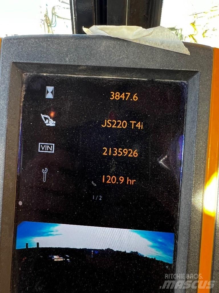 JCB JS 220 N LC 대형 굴삭기 29톤 이상