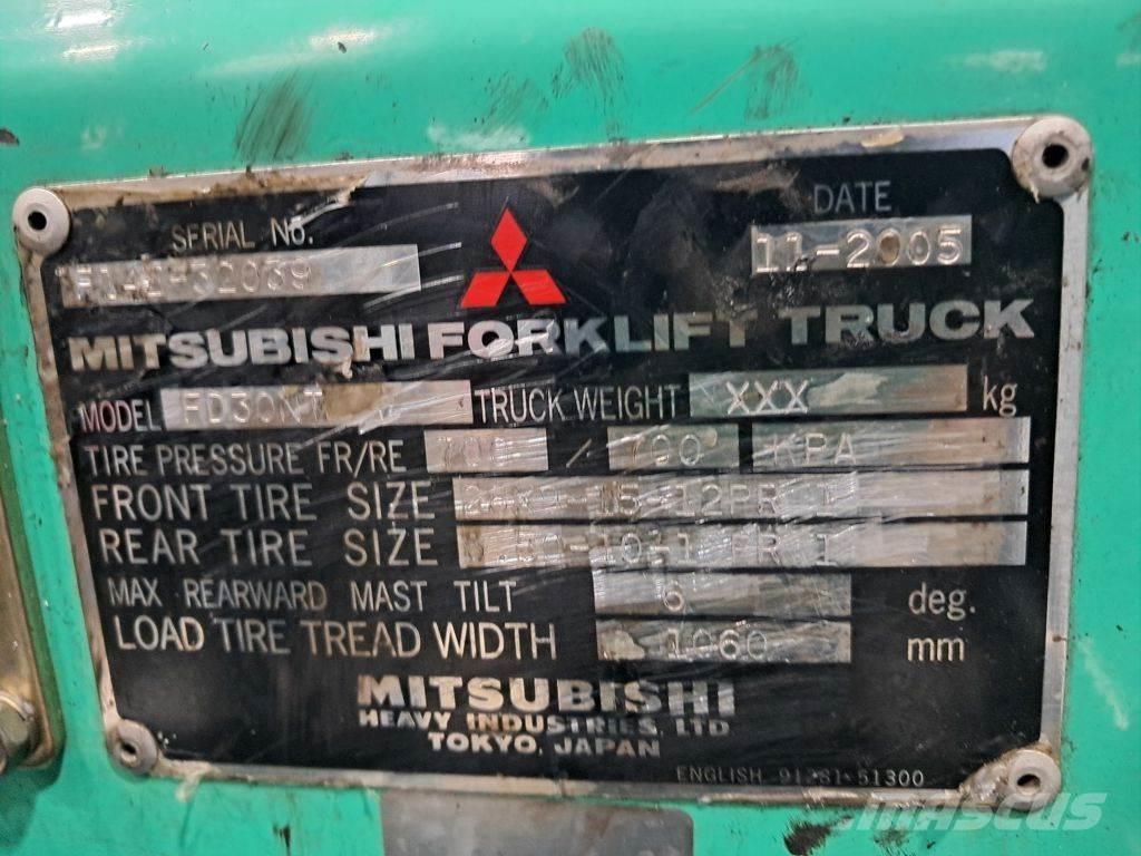 Mitsubishi FD30NT 디젤 지게차