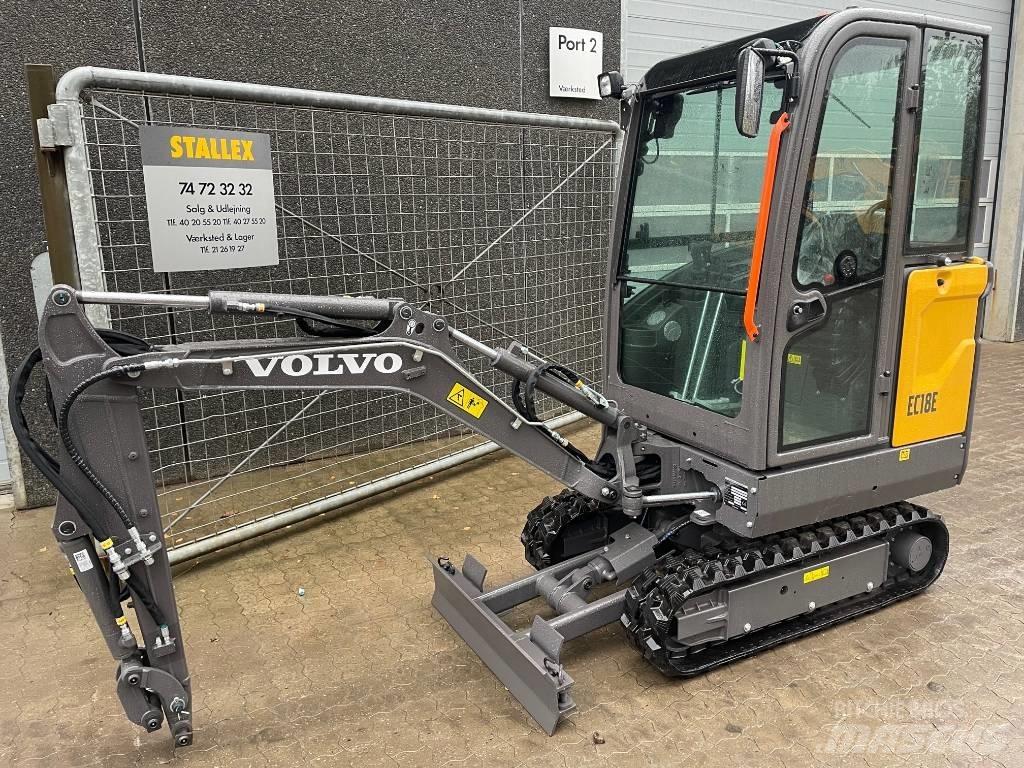 Volvo EC18E 소형 굴삭기 7톤 미만
