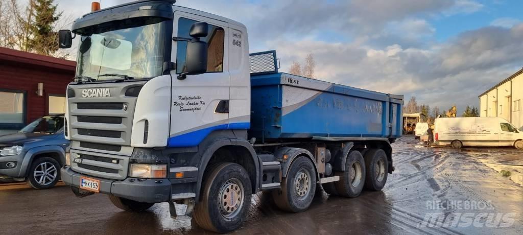 Scania R 480 스킵 로더 트럭