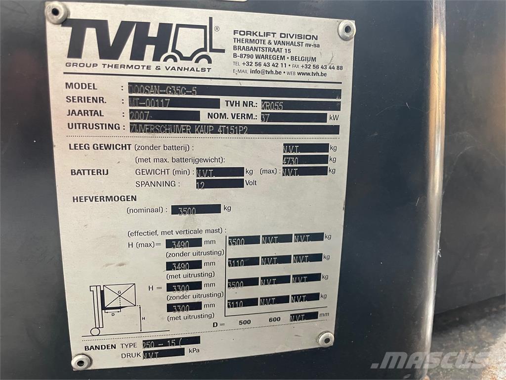 Doosan G35C-5 LPG 지게차