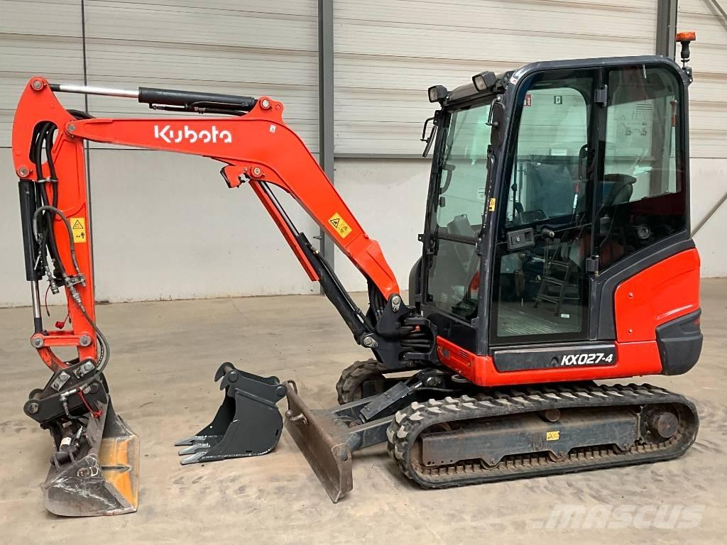 Kubota KX 027-4 HI 소형 굴삭기 7톤 미만