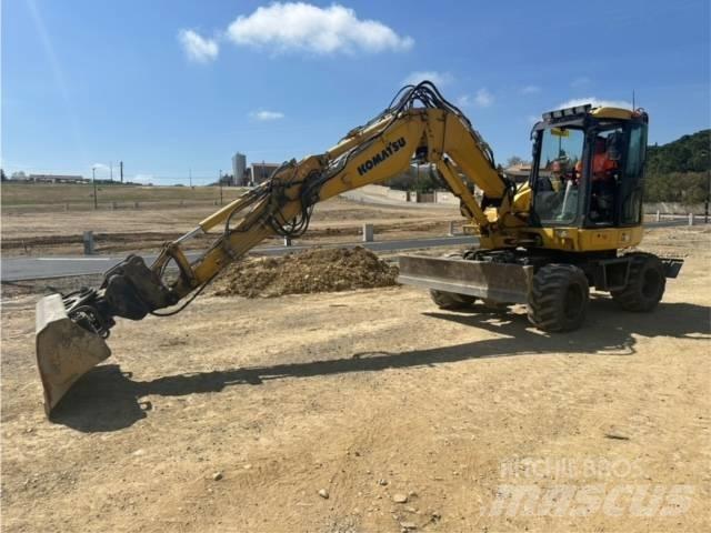Komatsu PW98 MR-10  휠 굴삭기