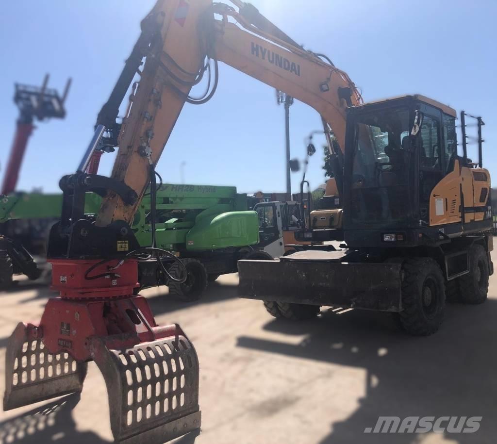 Hyundai HW140  휠 굴삭기