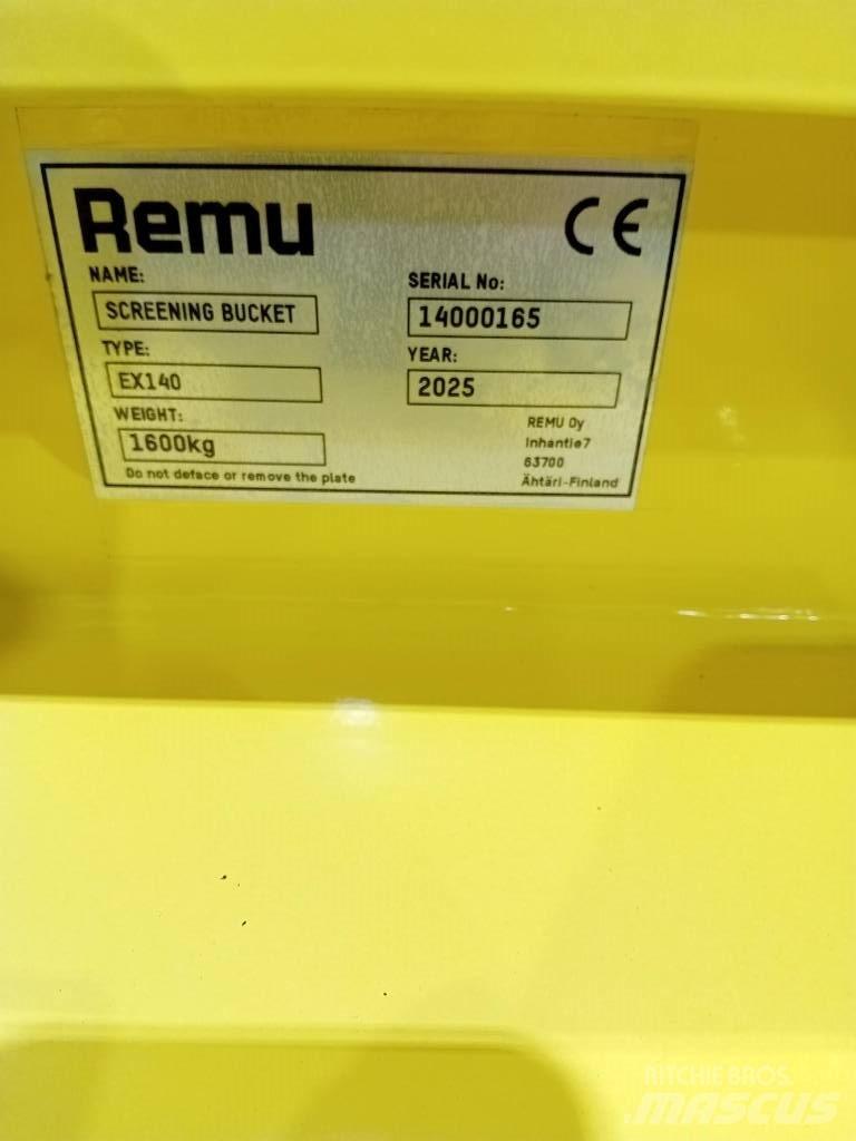 Remu EX140 스크리닝 버킷