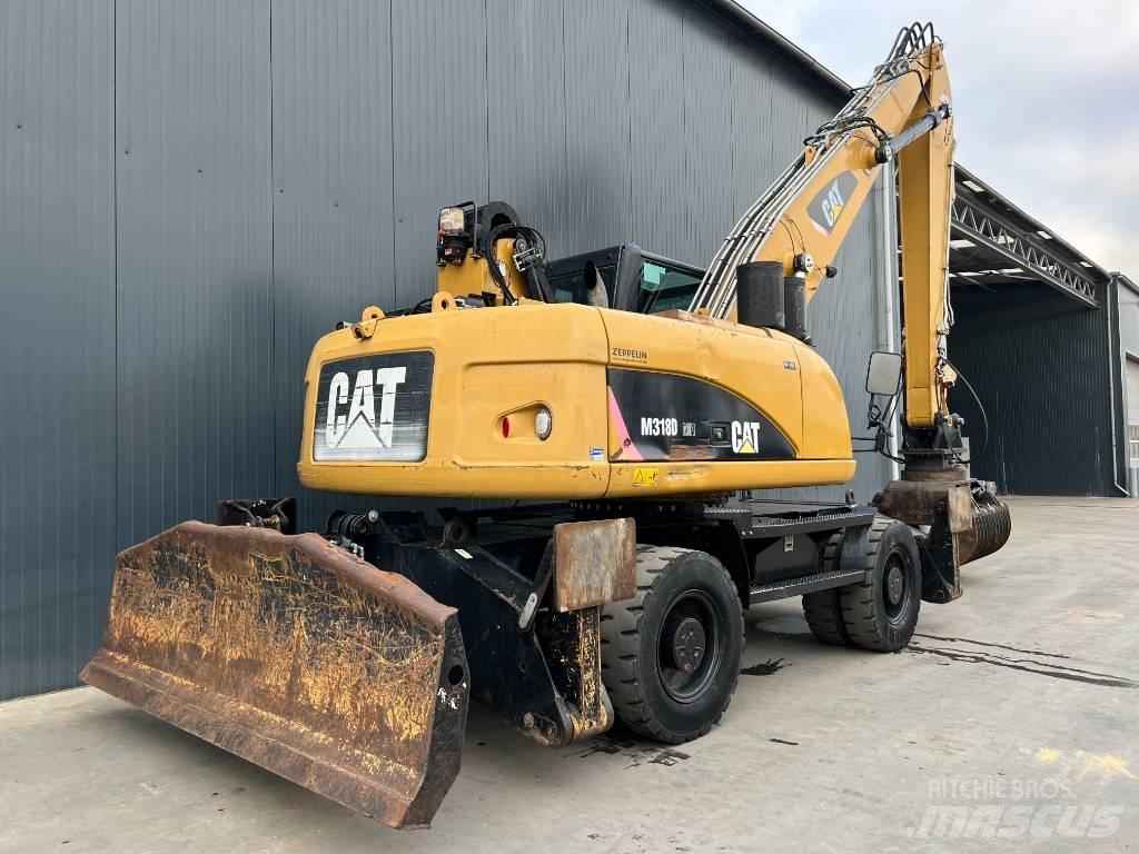 CAT M318D MH 폐기물/산업 처리기