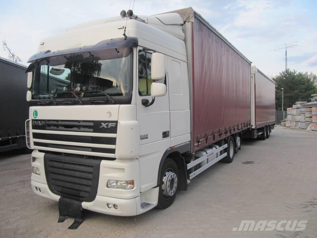 DAF XF 105 커튼사이더 트럭