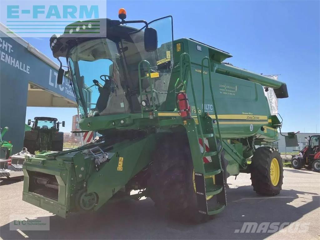 John Deere t550 hm 콤바인 수확기