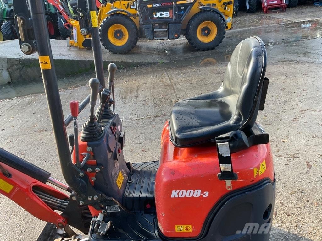 Kubota K 008-3 소형 굴삭기 7톤 미만