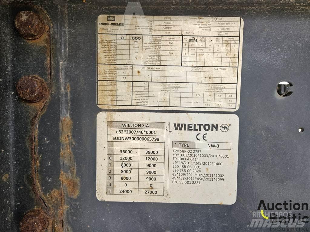 Wielton NW-3 커튼사이더 세미 트레일러