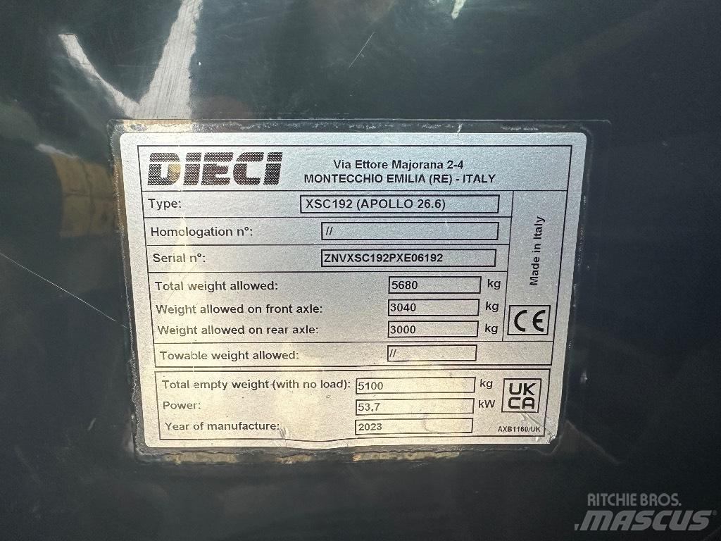 Dieci Apollo 26.6 텔러 핸들러