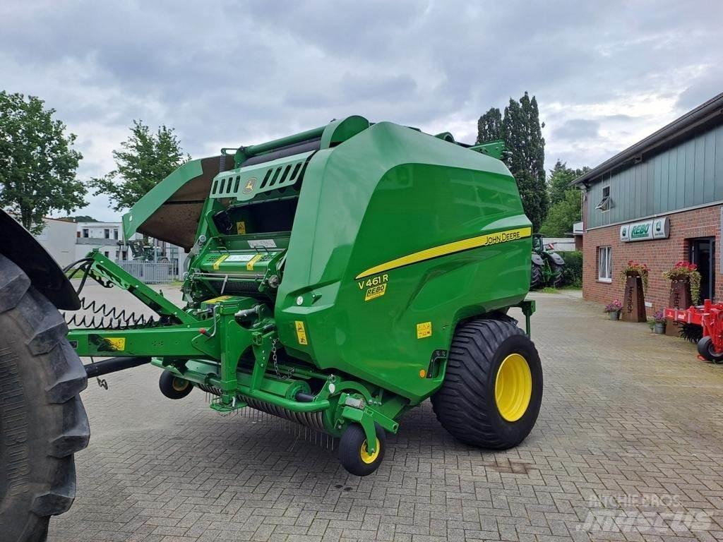 John Deere V461R 원형 곤포기