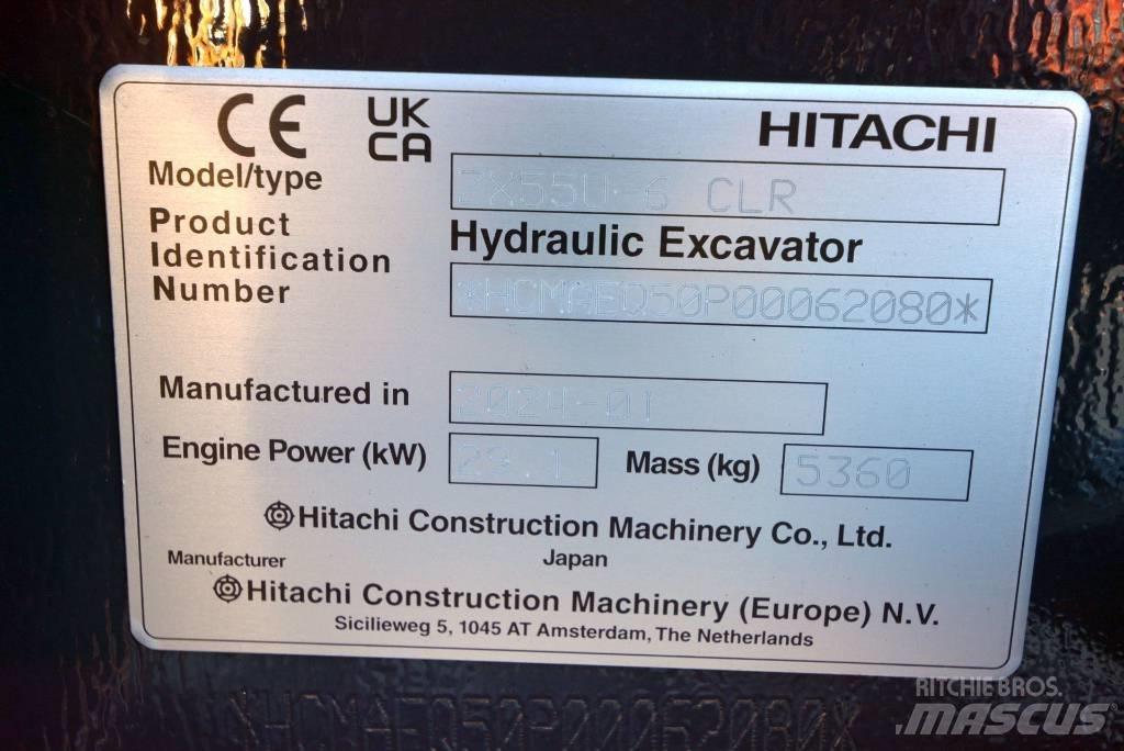 Hitachi ZX 55 U-6 소형 굴삭기 7톤 미만