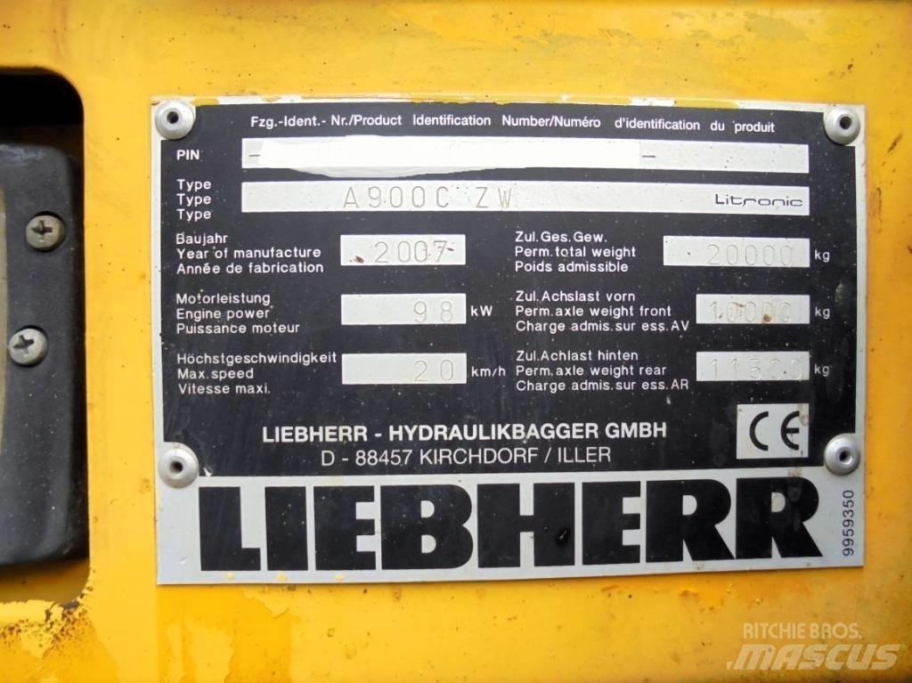 Liebherr A 900 C ZW  휠 굴삭기