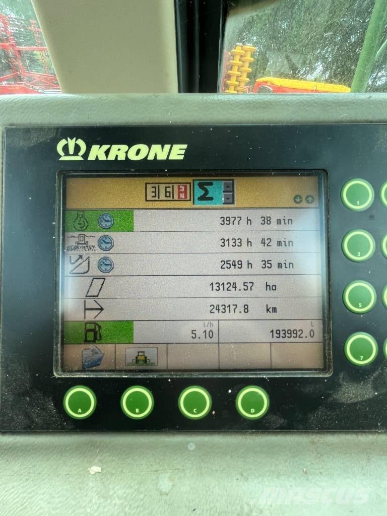 Krone Big X 500 자동 초지기계