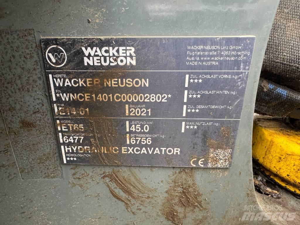 Wacker Neuson ET65 대형 굴삭기 29톤 이상