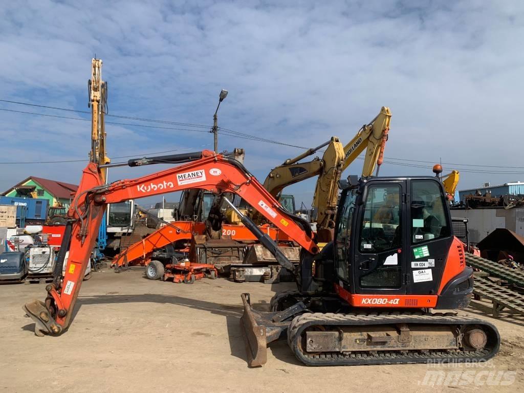 Kubota KX 080-4A 중형굴삭기 7톤-28톤