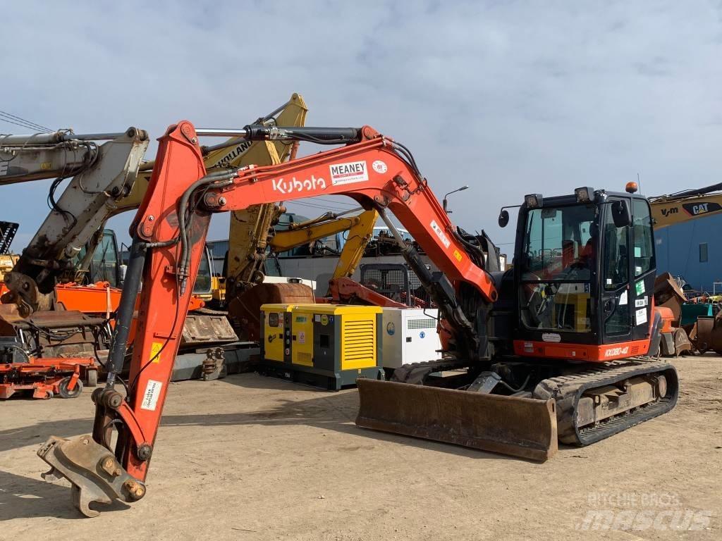 Kubota KX 080-4A 중형굴삭기 7톤-28톤