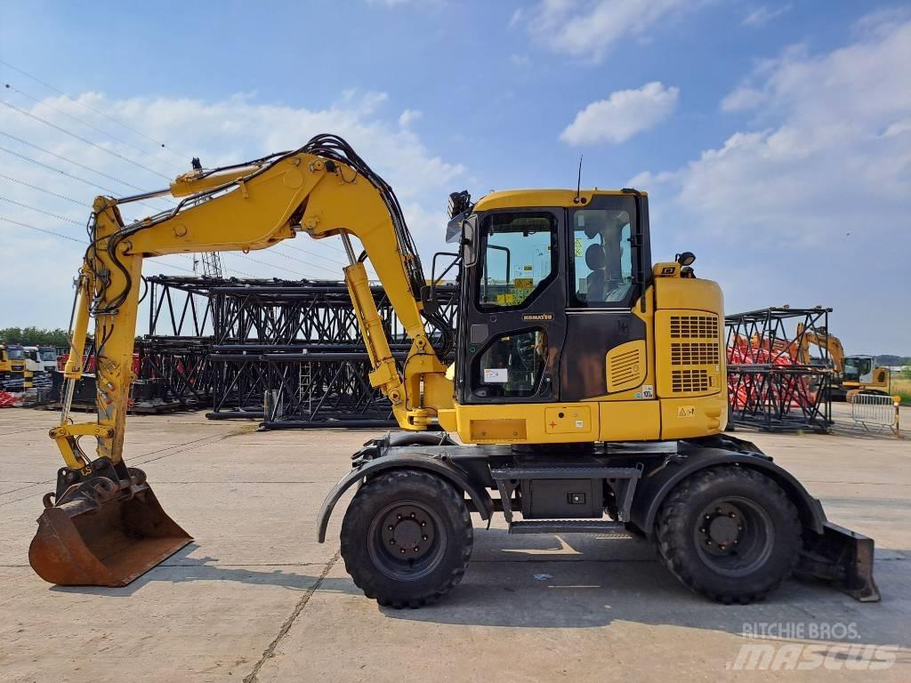 Komatsu PW118MR-11  휠 굴삭기