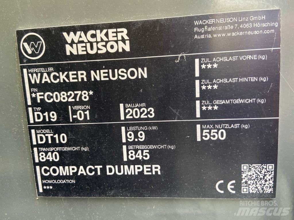 Wacker Neuson DT10  궤도식 덤프