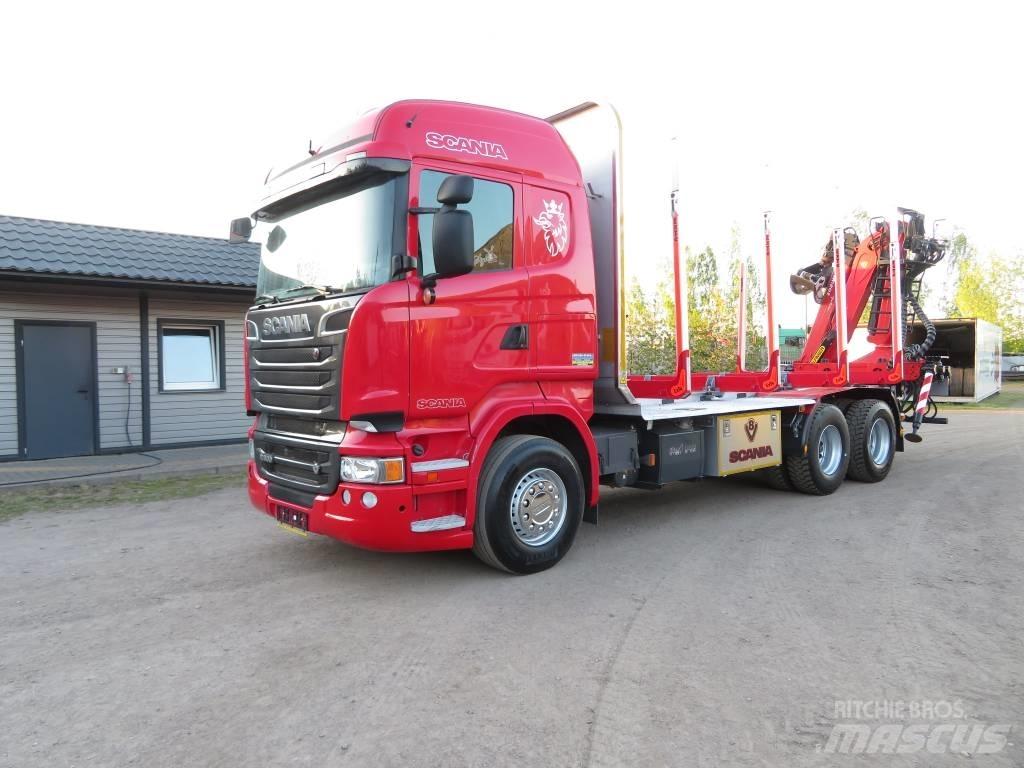Scania R 500 목재 트럭