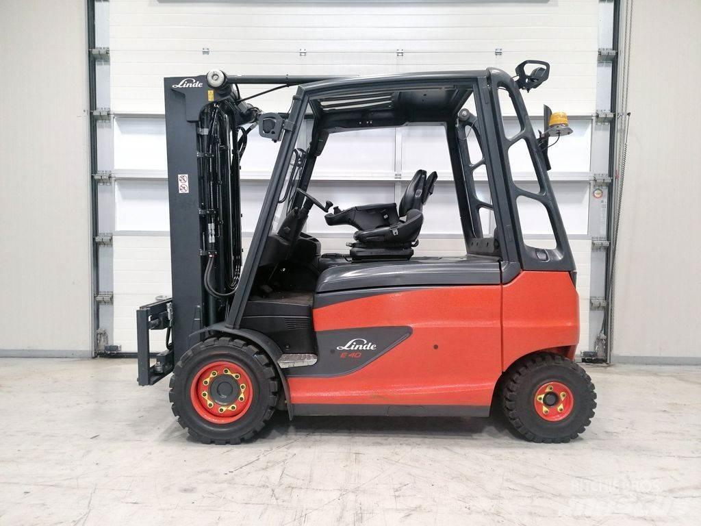 Linde E40HL-01/600 전동 지게차