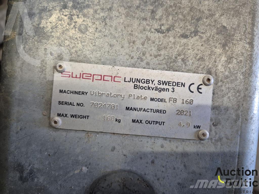Swepac FB 160 진동롤러