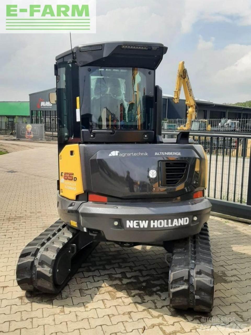 New Holland e65d  휠 굴삭기