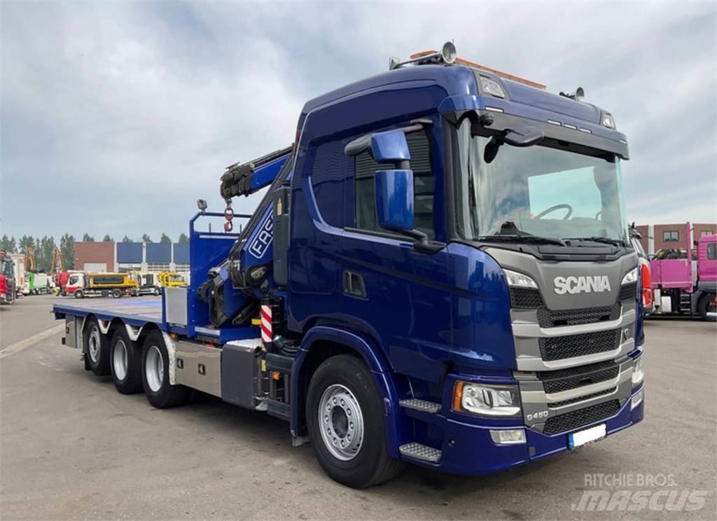 Scania G450 8X4 크레인 트럭