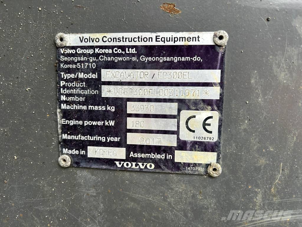 Volvo EC 300 EL 대형 굴삭기 29톤 이상