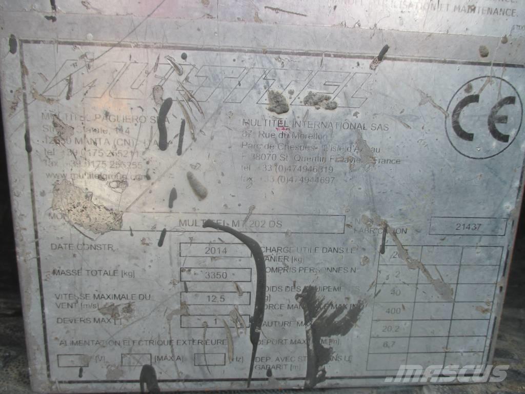 Multitel MT 202 DS 트럭 탑재 고소작업대