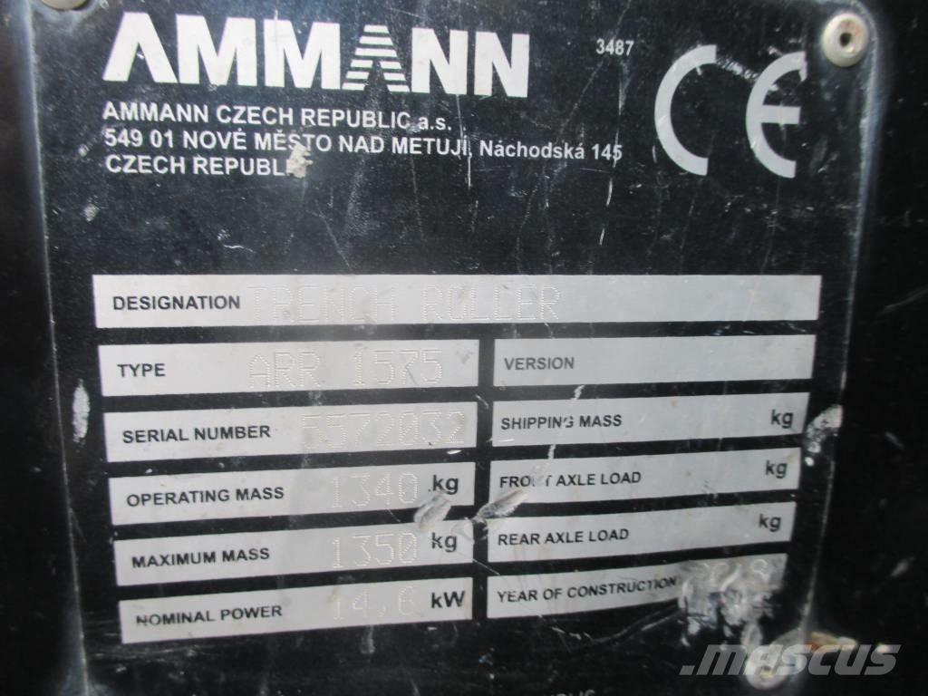Ammann ARR 1575 트윈 드럼 롤러