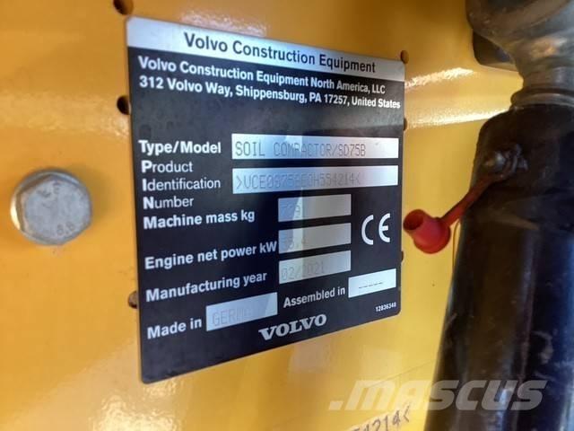 Volvo SD 75 B 싱글 드럼 롤러