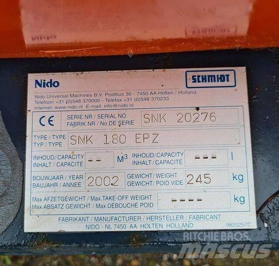 Nido SNK180 EPZ 제설 블레이드 및 제설기