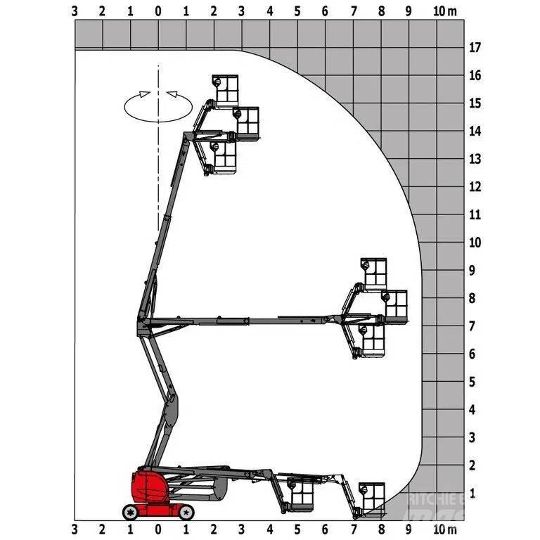 Manitou 170 AETJL 관절형 전동이동 리프트