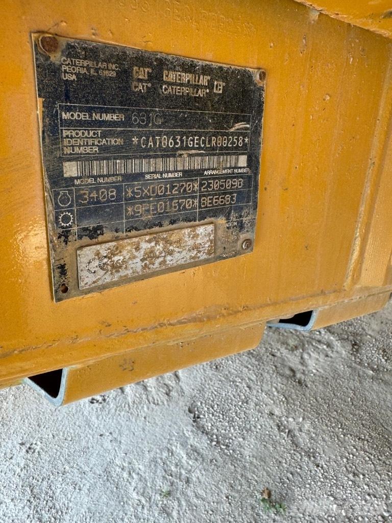 CAT 631 G 스크레이퍼